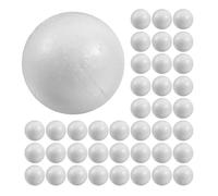 Kisangel 50 bolas de espuma de poliestireno para manualidades, para decoración del hogar, proyectos escolares, manualidades, arte y manualidades