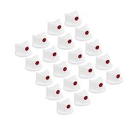 Kisangel 50 Boquillas De Repuesto Para Pintura De Retoque Impermeables En Aerosol Boquillas De Plástico Reemplazables Para Pulverizadores De Pintura Blanca Pe