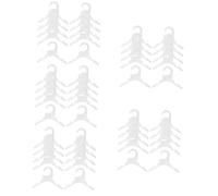 Kisangel 50 Pcs Percha para Mascotas Percha para Ropa de Perro Perchas para Ropa de Perros Percha para Ropa de Mascotas Percha de plástico para Ropa de Perro Perchas para Perros Mini Percha