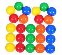 Kisangel 50 Piezas Bolas de Lotería de Plástico Abiertas Bolas de Pequeñas Sin Costuras para Fiesta Sorpresa Sorteos Carnavales