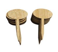 Kisangel 50 piezas Etiquetas de Ovaladas Reutilizables para Decoración de Plantas Etiquetas Prácticas para Flores y Proyectos de Jardinería