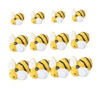 Kisangel 50 piezas Mini Abejas Resina DIY Manualidades Decoración para Carcasas Móviles y Accesorios Creativos