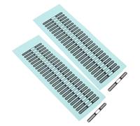 Kisangel 50 Piezas Unidades de Pegatinas de Malla Antipolvo para Altavoz de Teléfono Adhesivas y Ultrafinas Protección Compatible con iPhone y Transparencia Sonora