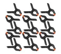 Kisangel 50piezas Clips para Soportes de Telones de Fondo Abrazaderas de Plástico para Fotografía Manualidades Soporte de Fondo de Foto Resistente