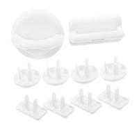 Kisangel 50piezas Del Zócalo Protectores De Enchufes Eléctricos Para Bebés Tapas Protectoras De Enchufes Para Seguridad Infantil Casa