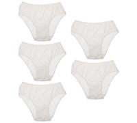 Kisangel 5piezas Ropa Interior Desechable para Mujer Braguitas de Algodón Cómodas Braguitas Portátiles para Viajes o Uso Diario por Paquete