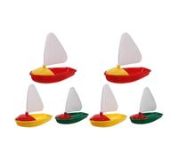 Kisangel 6 Barcos de Playa de Juguete: Barcos de plástico para Jugar en la Piscina. de baño para niños, Juguete Flotante para bañera. Embarcación para Playa, Piscina, baño, diversión acuática.