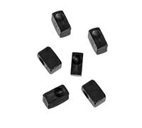 Kisangel 6 Bloques de Inserción de Metal para Puente de Trémolo de Guitarra, Piezas de Repuesto Negras para Reparación, 6 Unidades