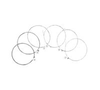 Kisangel 6 Cuerdas Cuerdas de guitarra contra la riega reemplazo accesorios de guitarra accesorio de Núcleo angular de acero con alto contenido de carbono.