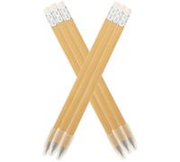 Kisangel 6 Lápices Eternos de Bambú Diseño Ergonómico y Borrador, Lápices sin Tinta para Pintar y Escribir, Ideales Artistas