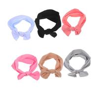 Kisangel 6 Piezas Diademas para Niñas Lazo Accesorios Cabello para Bebés de Meses Cinta Cabeza Bebé Diadema Moño Niña