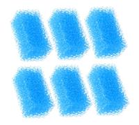 Kisangel 6 Piezas Esponja Filtro Acuario Alta Densidad para Tanque y Estanque Repuesto Media Filtración Bioquímica Compatible con Modelos Material para Purificación y Clarificación de Agua