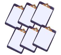 Kisangel 6 Piezas Mini Tablero de Escritura para Casas de Muñecas Decoración Creativa Miniatura Accesorio DIY para Juguetes Infantiles para Decorar Casitas y Manualidades