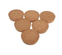 Kisangel 6 Piezas Tapones de Corcho para Tarros Tapas de Madera Suave para Hidropónicos Decorativos Inserción y Diseño Elegante para Bodas y Decoración del