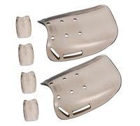 Kisangel 6 Protectores De Zapatos Cubrebotas Protector De Botas Protector De Puntera Abs Marrón Claro