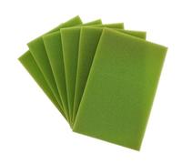 Kisangel 6piezas Filtro De Esponja para Acuario De Filtrante Gruesa De Algodón para Peceras Estanques y Tanques De Agua Material Filtrante Reutilizable para Purificación De Agua