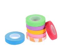 Kisangel 7 Cintas Adhesivas Transpirables para Dedos de Guzheng y Pipa, Protección en Ensayos y Actuaciones, Mezcla de Colores, Material Flexible y Duradero Color Aleatorio