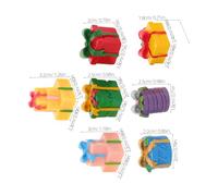 Kisangel 7 Piezas Realistic DIY Dollhouse Ornaments For Festive Tree Holiday Village Accessories Tiny Presents For Craft Decoration
