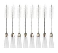 Kisangel 8 cepillos de limpieza de doble extremo para máquina de coser, limpiador de polvo multifuncional para acolchado, herramienta para eliminar el polvo en espacios reducidos.