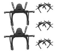 Kisangel 8 clips para gafas, soporte para lentes de gafas de sol con clip de acero inoxidable y plástico, abrazadera de repuesto para de sol polarizadas para uso en viseras.