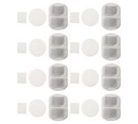 Kisangel 8 Juegos Filtros para Fuente de Agua de Gato con Esponjas Pre-Filtro Repuestos para Fuente de Agua de Mascotas con Filtración Multicapa Fácil Instalación y Funcionamiento