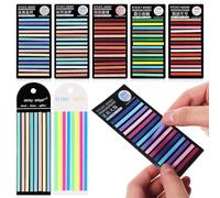 Kisangel 8 Paquetes Cinta Adhesiva Resaltadora de Papel Fácil de Remover y Cortable para Marcar Frases Clave y Notas en Libros y Documentos