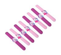 Kisangel 8 Piezas Círculo de de joyería para pulseras pulsera para favores de fiesta de pulsera muñequeras para bandas de bofetadas para gel de sílice