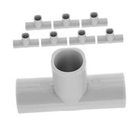 Kisangel 8 Piezas De Protección De Barandilla Accesorios Estándar De Suministro De Agua Adaptador De Barandilla De Puerta Divisor De Tubería Codo Accesorio De Tubería Codo O Luz