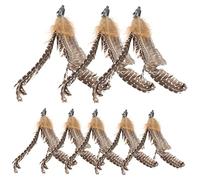 Kisangel 8 Piezas Juguete para Gatos de Kit de Repuestos Coloridos para Teaser Accesorios Que Estimulan el de Caza y Promueven el Ejercicio de Mascotas