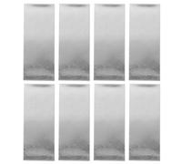 Kisangel 8 placas de ánodo de zinc puro - Tiras de electrodos de zinc para proyectos científicos caseros - Suministros para experimentos con baterías de frutas 2" x 0,8" x 0,04&;