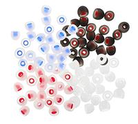 Kisangel 96piezas Tapones De Silicona Para Auriculares In-ear Repuestos Suaves y Elásticos Cubiertas Para Oreja Medianas y Grandes Accesorios Para Consolidar Auriculares Uso Diario