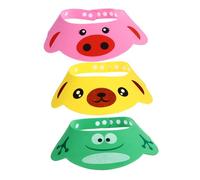 Kisangel 9piezas Gorro De Ducha Ajustable Para Gorro De Lavado De Cabello Colores Cartoon Para Oídos y Hacer Del Baño Una Experiencia