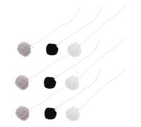 Kisangel 9piezas Juguete Interactivo para Gatos De Felpa Colgantes para Interiores Accesorios para Torre De Escalada DIY Diversión para Gatitos