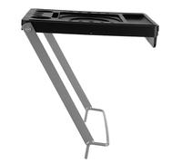 Kisangel Accesorio Plataforma para Escalera Plegable Antideslizante de 35x27 Cm, Bandeja Soporte para Herramientas Ranuras, Estante Compacto Multiusos para Trabajos Domésticos