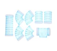 Kisangel Accesorios para Jaulas de Hámster y Tubos Modulares de Plástico, Color Azul, Tamaño Medio, Diseño para Juegos y Laberintos en Jaulas de Cobayas y Hámsteres