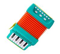 Kisangel Acordeón Infantil Portátil De Material Seguro Desarrollo Motricidad Fina Diseño De Dibujos Animados Instrumento Musical Educativo Para Niño Niña