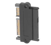 Kisangel Adaptador de Interfaz SAS a Serial Ata, Convertidor de Disco Duro para Placa Base y Servidor, Abs y Cobre, Negro