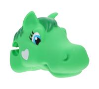 Kisangel Adorno Verde al Fácil de de Caballo de Silicona Diseño de Cabeza Original de Instalar para Manillar Bicicleta Infantil para Juego Aire Libre