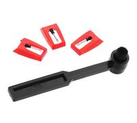 Kisangel Aguja Reemplazable para Tocadiscos con Cepillo Limpiador para Vinilo Accesorio de Fonógrafo para Mejorar Calidad de Sonido Equipo Musical