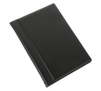 Kisangel Álbum para Colección de Monedas Conmemorativas, Organizador de Almacenamiento para 120 Monedas, Funda PU Negra Ranuras Transparentes, Libro Portamonedas para Coleccionistas