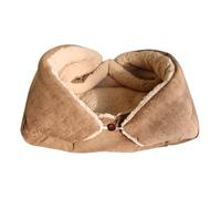 Kisangel Alfombra Térmica Plegable para Perros Pequeños, Cama Cálida de Felpa Engrosada, Tamaño S 70x50 Cm, Tapete Portátil para Mascotas en Climas Fríos, Adecuado para Viaje y Descanso