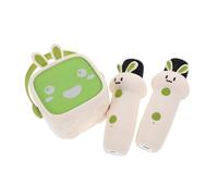 Kisangel Altavoz Portátil Altavoz Portátil para DJ Micrófono De Mano para Pequeño Reproductor De Cuentos para Mini