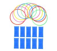 Kisangel Anillos para Lanzar para Padres de Juguetes Exteriores para Coordinación Física y Comunicación Familiar Color Aleatorio