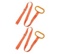 Kisangel Arnés de Arrastre para Ciervos 2 Piezas Naranja con Cuerda Ajustable y Liberación Rápida Equipo Duradero para Transportar Ciervos en Caza y Actividades al Aire Libre