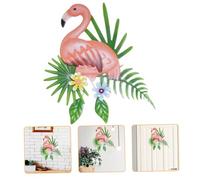 Kisangel Arte De Pared De Hierro, Adorno De Flamenco, Colgante De Flamenco, Decoración De Pared, Colgante Decorativo De Flamenco