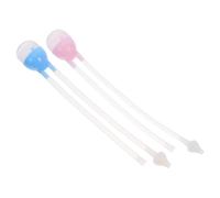 Kisangel Aspirador para Bebés de Silicona 2piezas, Herramienta Desmontable para Limpieza de Mocos en Casa y Viaje, Adecuado para Recién Nacidos
