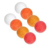 Kisangel Balones de Futbolín Mate de 36mm, 8 Piezas, , y Anaranjado, Bolas de Repuesto para Juego de Futbolín de Mesa, Accesorio Compatible para Uso Familiar y Profesional