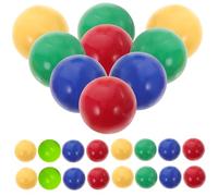 Kisangel Balones de Plástico para Niños 25Mm 48piezas Juguetes Didácticos Bolas de Sólidas y Resistentes para Juegos Interactivos Accesorios de Enseñanza
