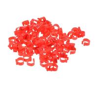 Kisangel Bandas Numeradas para Aves y Animales de Corral 100 Unidades Anillos Apertura a Presión Fácil de Usar para Identificación y Gestión de Animales