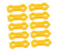 Kisangel Bandas Ortopédicas para Patas de Aves Corregidor de Patas de Loro de Plástico 6mm 10 Unidades Soporte para Abiertas para Pájaros Pequeños y Loros